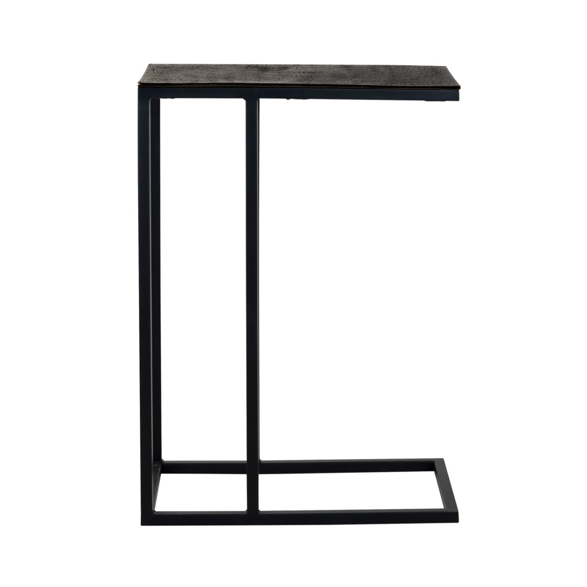 825074 - Sofa tafel Bolder aluminium zwart (Black)