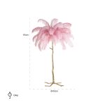 -LB-0085 - Vloerlamp Burlesque roze (Pink)