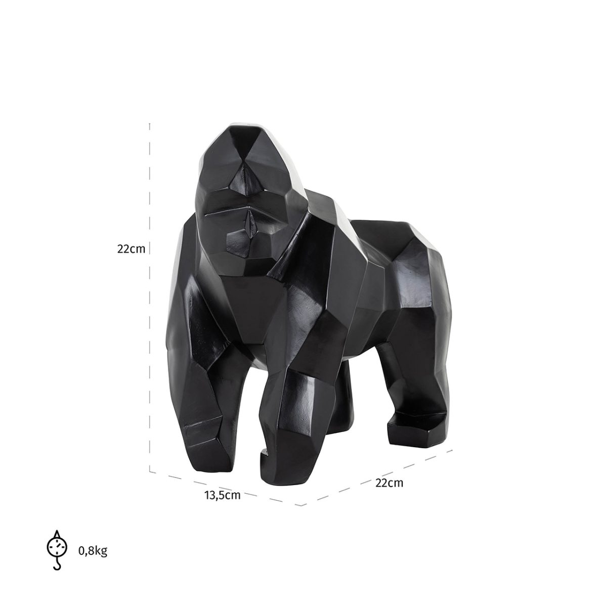 -AD-0011 - Gorilla Koko (Black)