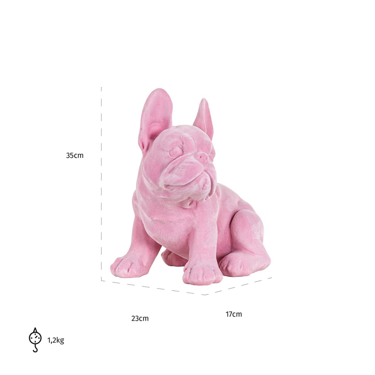 -AD-0016 - Dog Miro pink (Pink)