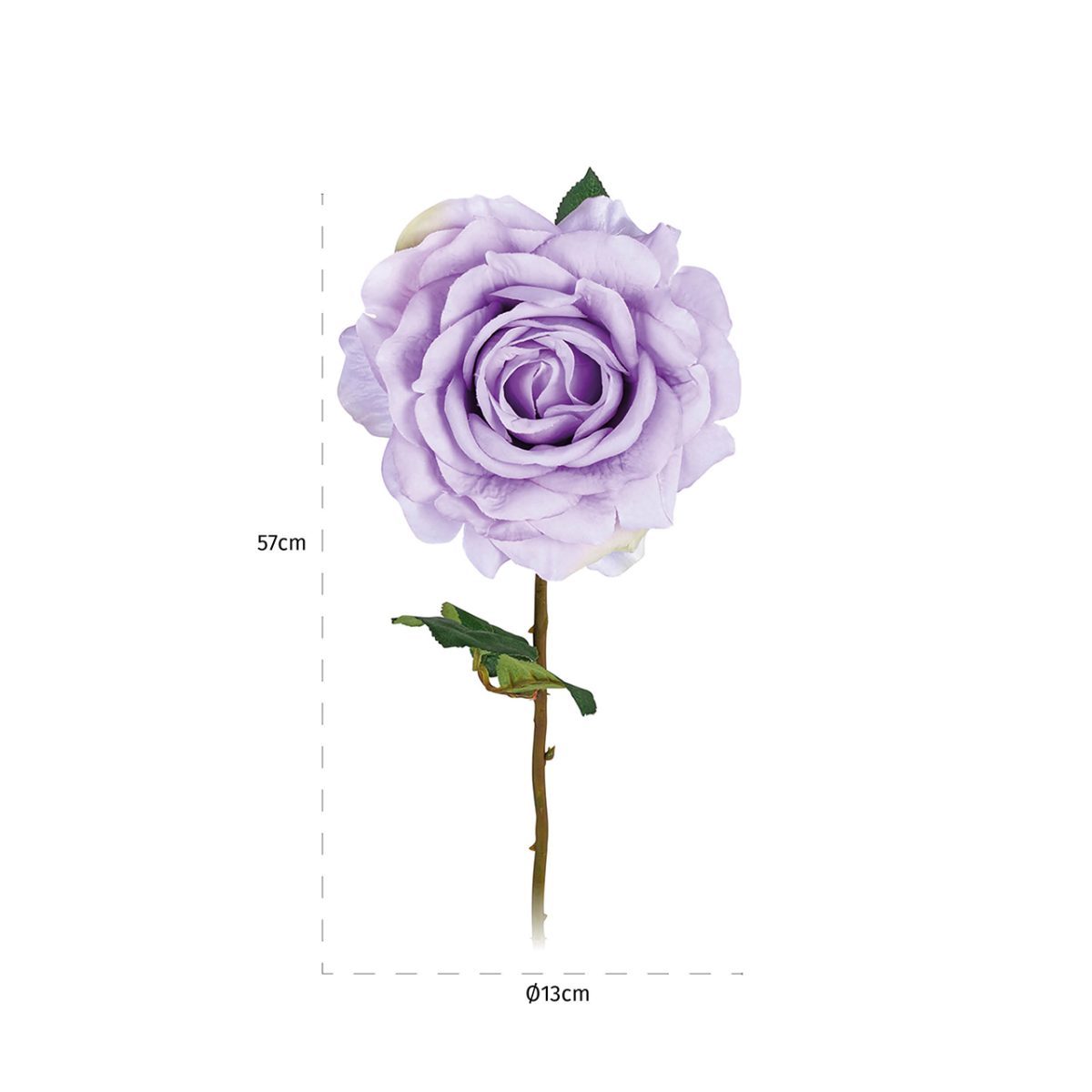 -FL-0014 - Bloem Rose Lilac (24 stuks)