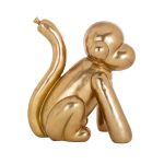 -AD-0027 - Monkey deco object (Gold)