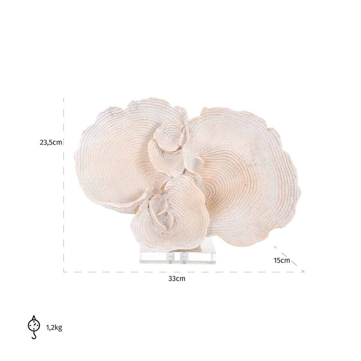 -CL-0010 - Faux koraal Efron (White)