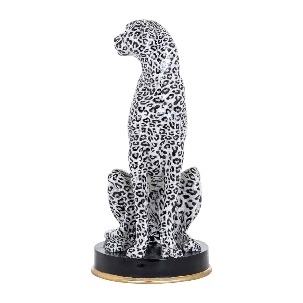 -AD-0025 - Deco object Cheetah (Black/white)