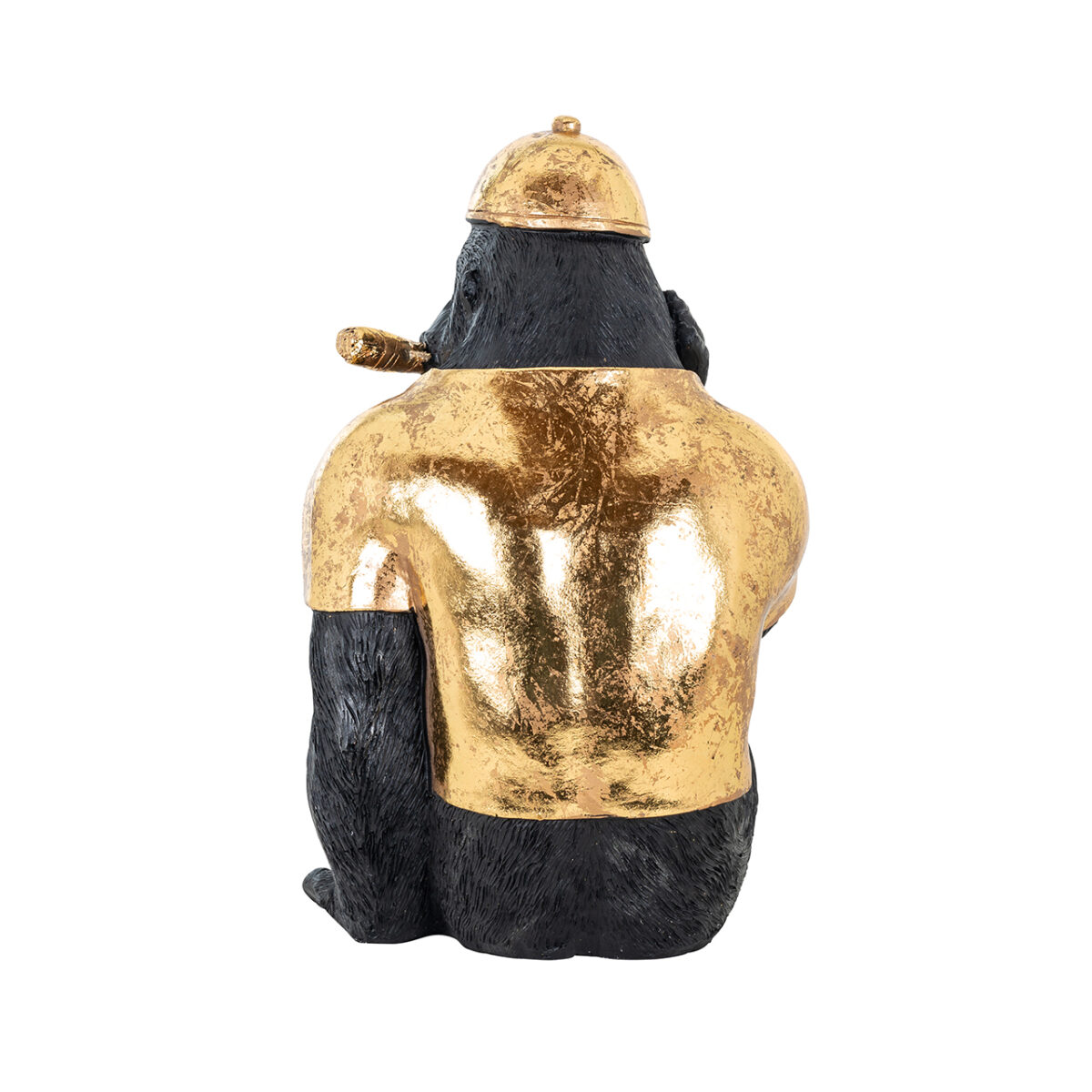 Deco object Moby (Black/gold)