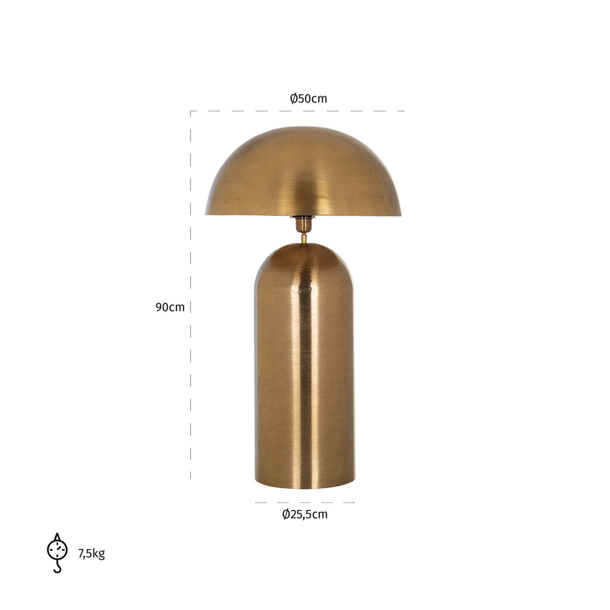 Tafellamp Lana (Brushed Gold)